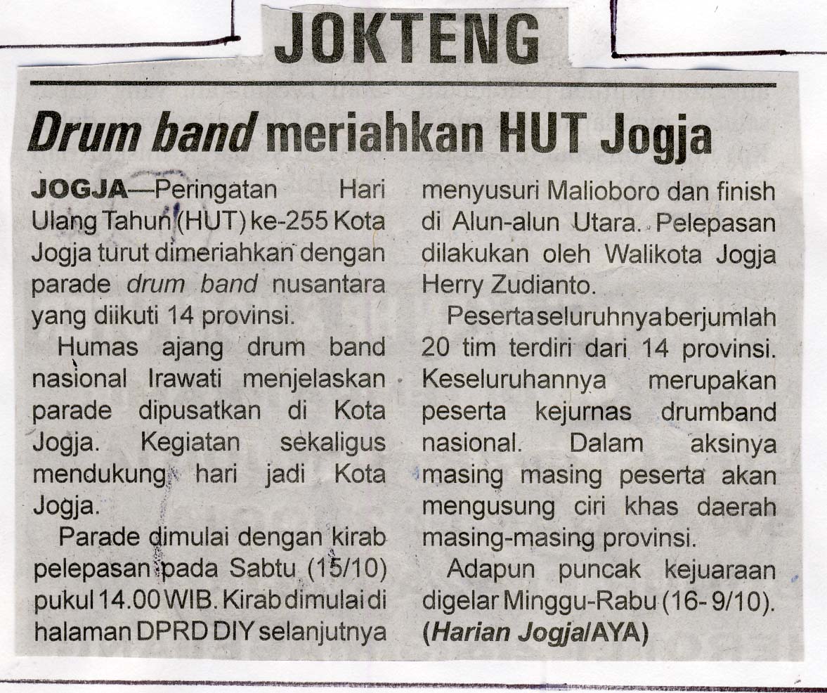 Kliping jogja terbaru